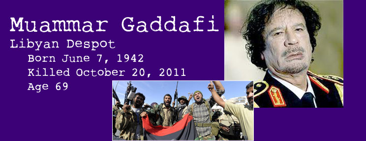 Muammar Gaddafi