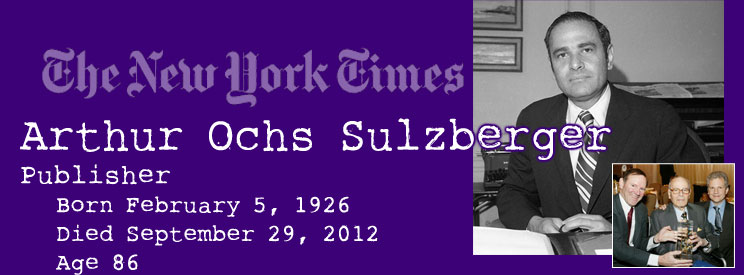 Arthur Ochs Sulzberger